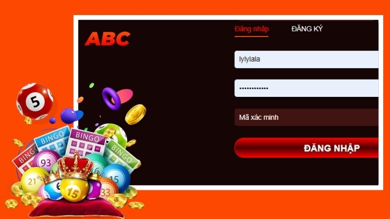 Nhập chính xác thông tin theo biểu mẫu của nhà cái ACB8